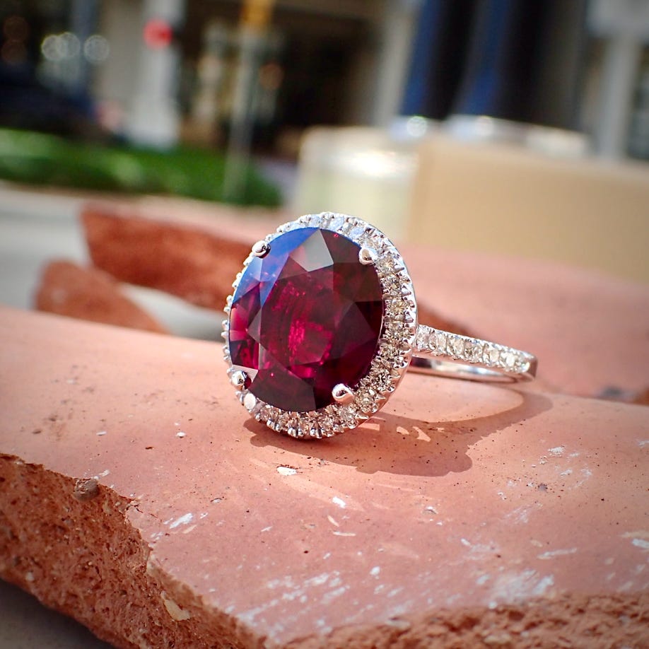 Pink Sapphire ring
