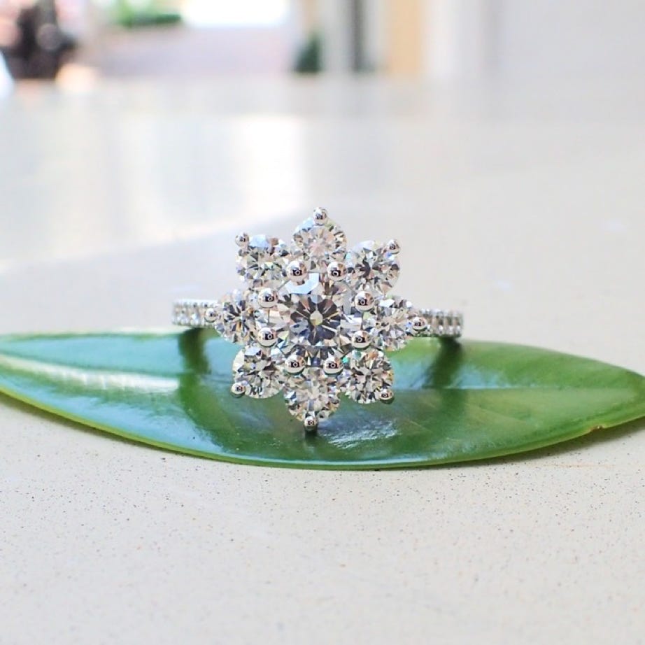 Round Brilliant Cut Diamond Engagement Ring