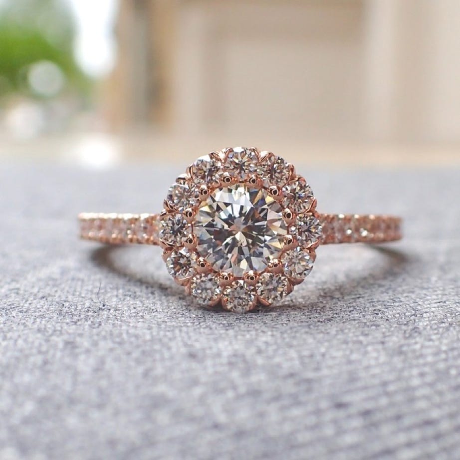 Round Brilliant Cut Diamond Engagement Ring