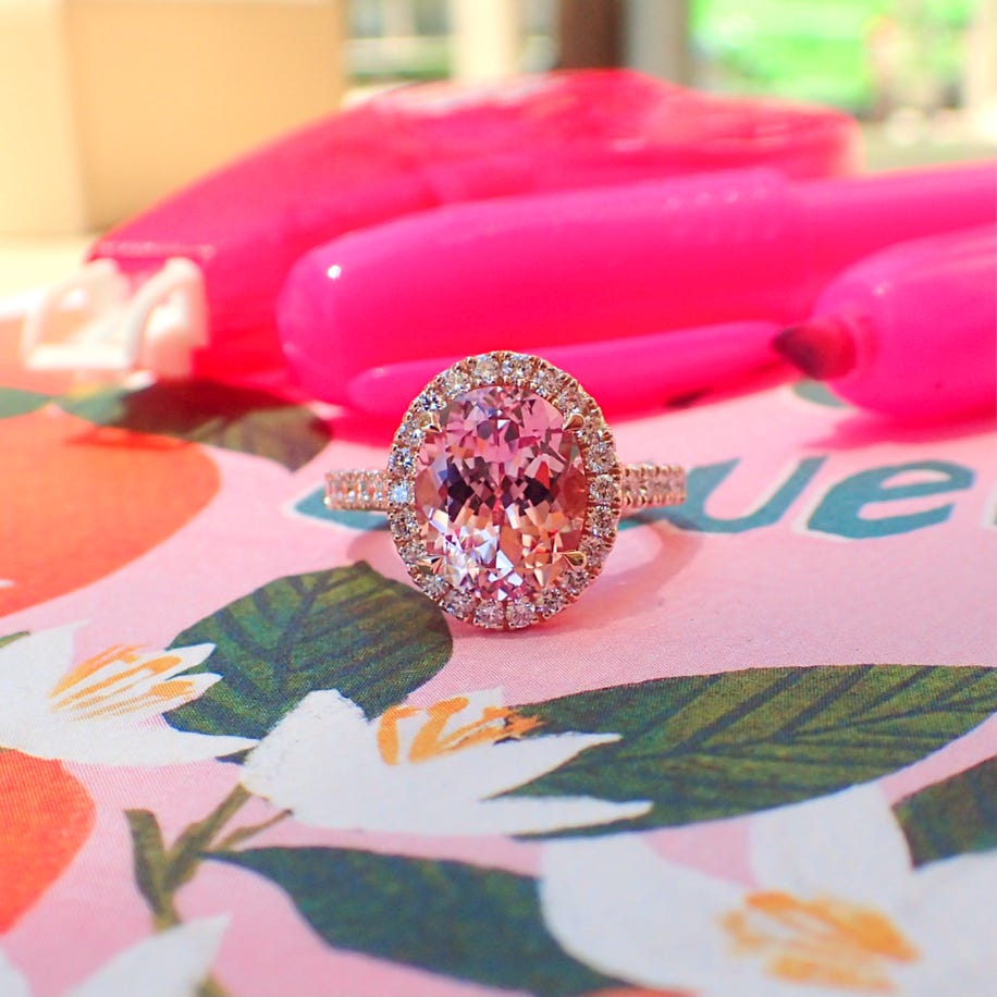Pink Sapphire Ring