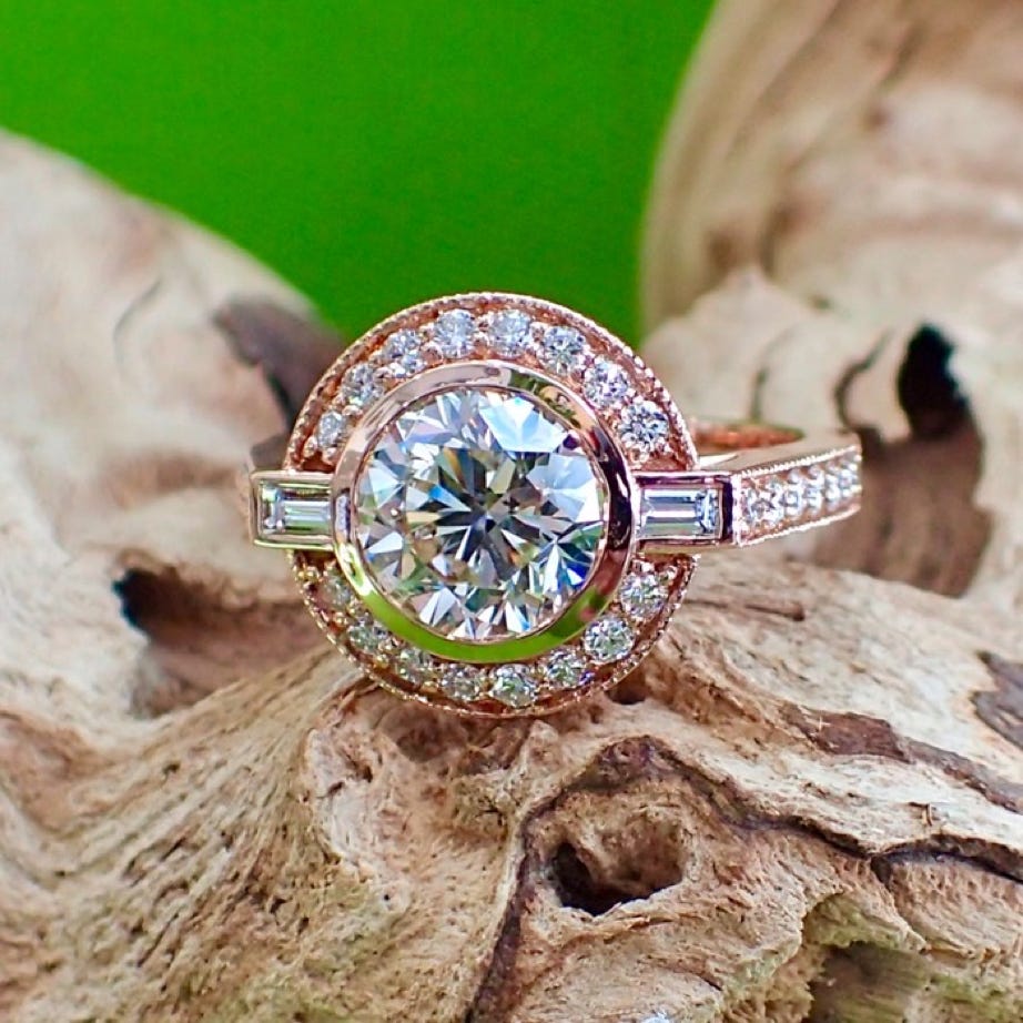 Round Brilliant Cut Diamond Engagement Ring