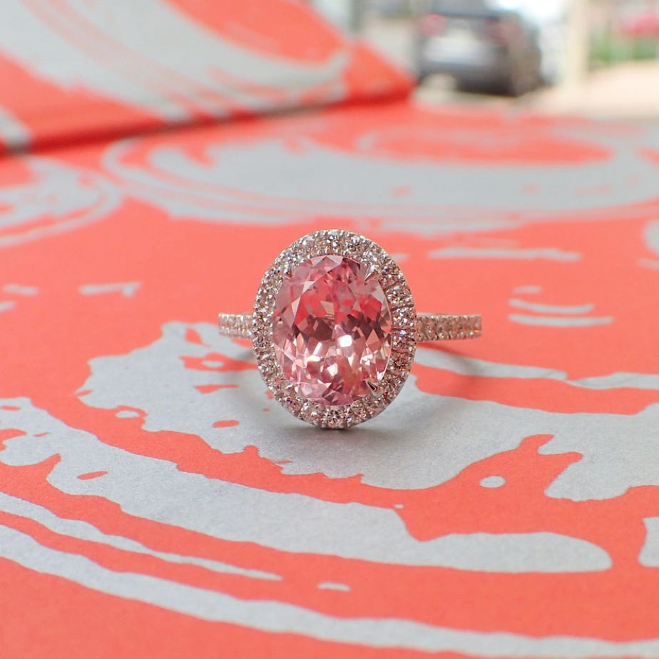 Pink Sapphire ring
