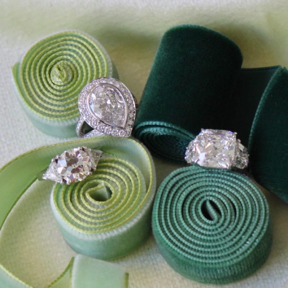 Pear Shape Diamond Engagement Ring