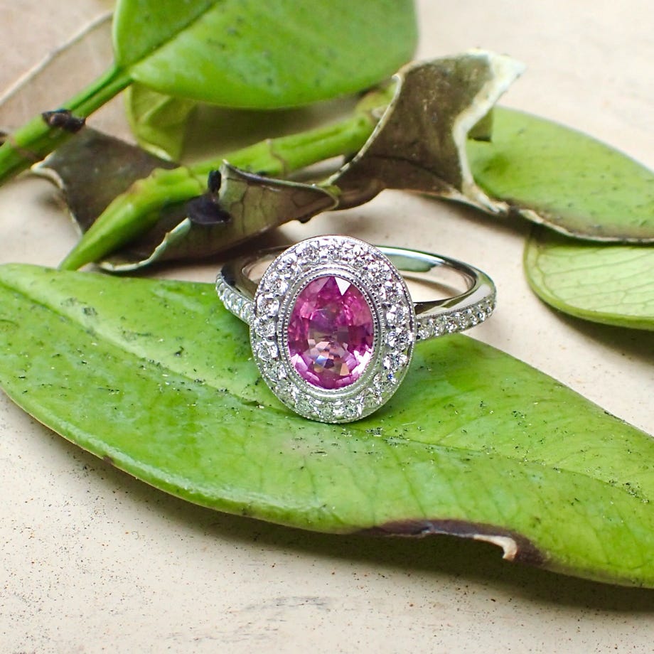 Pink Sapphire Ring