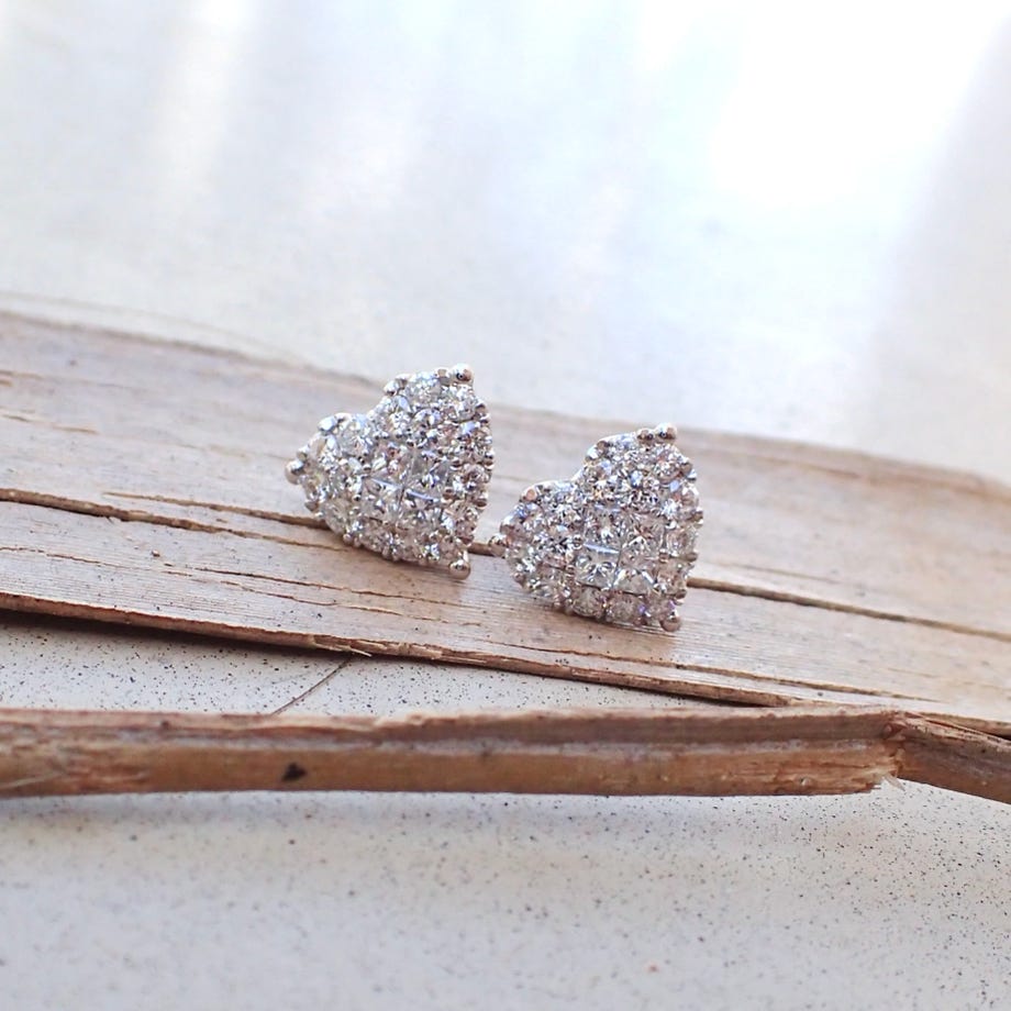 Citrine and Diamond Earrings