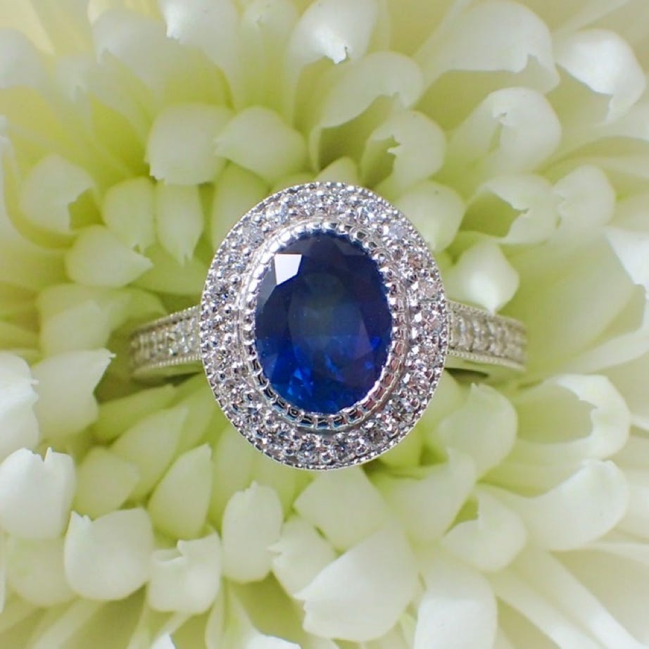 Oval Sapphire Ring